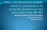 Pre operative care-at_hospital_kachinga_sichizya