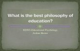 Best Philosophy of Education