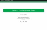 Trends In Math Teaching