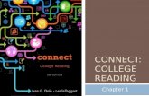 Connect: College Reading (Chapter 1)