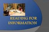 Learning Skills   2   Reading For Information   Slides
