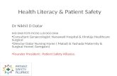 Health literacy and patient safety
