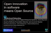 Open innovation in software means Open Source (2011 remix)