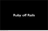Ruby off Rails