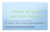 Qh  Peace Of Mind  Spiritual Healing Program   Brochure