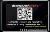 Authentic Literacy and Formative Assessment Using Technology, Part 2