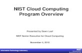 Nist Cloud Computing Program Overview Nov 2010