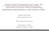 Cloud Computing Standards and Use Cases (Robert Grossman) 09-v8p