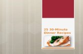 25 30-Minute Dinner Recipes