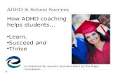 ADHD and School Success: a slideshow for parents and educators