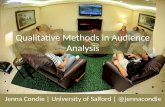 Qualitative methods in audience analysis