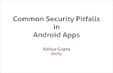 Android Security - Common Security Pitfalls in Android Applications