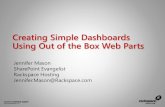 Creating Simple Dashboards Using Out-of-the-Box Web Parts by Jennifer Mason- SPTechCon