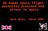 UK Human Spaceflight Potential Missions and Access to Space