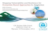 Mapping Vulnerability and Resilience for Ecosystem Based Approaches to Adaptation