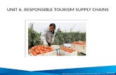 Unit 6: Responsible Tourism Supply Chains