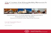 Developing a sustainability measurement framework for hotels