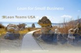 Lean for Small Business