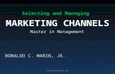Selecting and Managing Marketing Channels