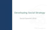 Social Summit : Social Strategy