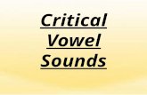 Critical Vowel Sounds