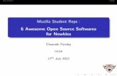 6 Open Source Software for Newbees.