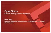 OpenStack in Action 4! Heidi Bretz - State of OpenStack, what's new, the technology and what's coming at a high level