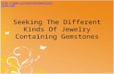 Different Kinds Of Jewelry With Gemstones
