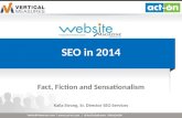 SEO in 2014: Fact, Fiction, & Sensationalism