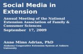 Socialmedia in Extension