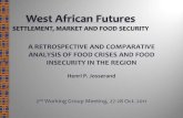 A retrospective and comparative analysis of food crises and food insecurity in the regionhjosserand