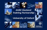 University of Oxford (Doctoral Training Partnership)