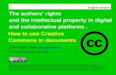 Autors rights and IP in digital and collaborative platforms