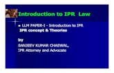 Llm lecture ipr concept and theories [compatibility mode]