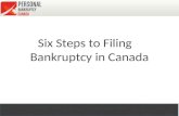 Personal Bankruptcy Canada - The Bankruptcy Process