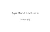 Ayn Rand and Objectivism, Lecture 4 with David Gordon - Mises Academy