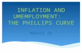 Module 34 inflation and umemployment the phillips curve