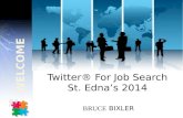 Twitter for job search st edna's