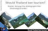 Should Thailand Ban Tourism