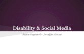 Disability & Social Media
