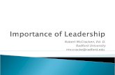 Importance of leadership