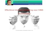 Effectieve Internet Marketing voor MKB- ondernemers © De Bruijn & Maasdam marketing|sales consultancy 2014.