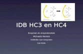 IDB HC3 en HC4 Enzymen en enzymkinetiek Michaelis Menten Inhibitie van enzymen Ivo Horn.