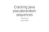 Cracking Pseudorandom Sequences Generators in Java Applications