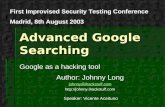 Google as a Hacking Tool