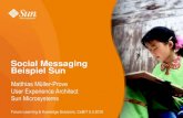 Social Messaging. Beispiel Sun