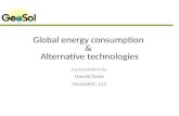 Global Energy Consumption and alternative technologies