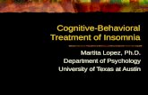 Trattamenti cognitivo-comportamentali dei disordini del sonno