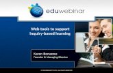 Web tools to support inquiry-based learning