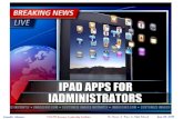 iPad Apps for iAdministrators
